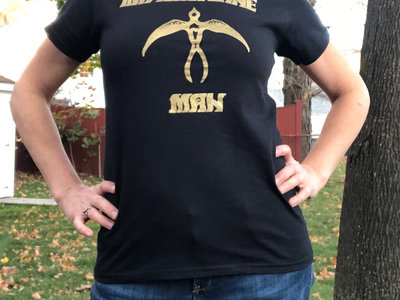 Classic T-Shirt or Tank - Bird (black w/gold ink, or white w/black ink) main photo