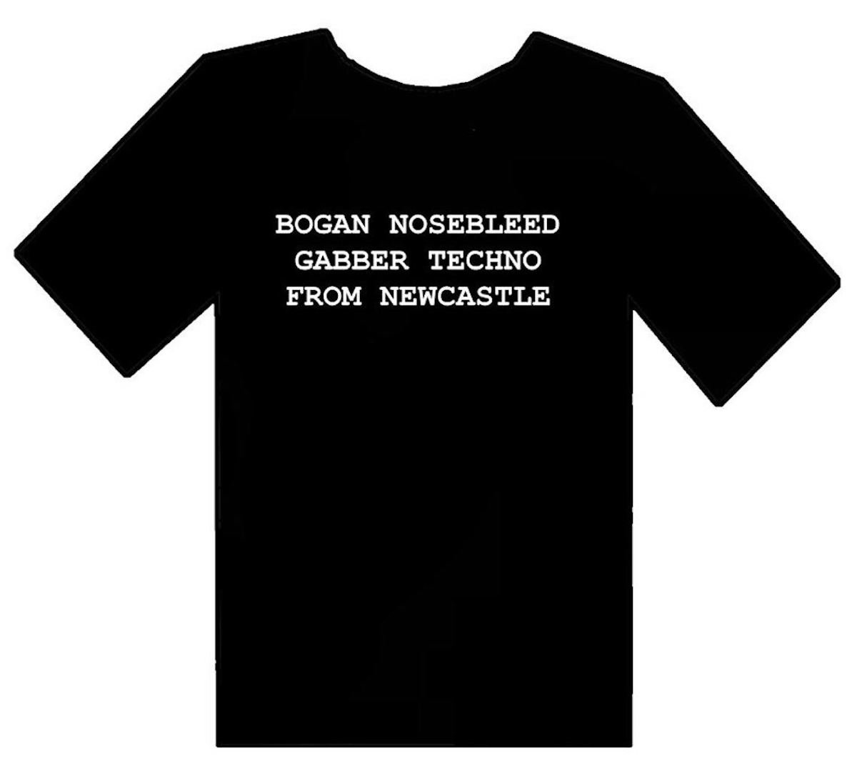 BLOODY FIST Blokes Bogan Black T-Shirt - Original Logo (Front Logo
