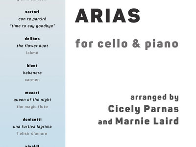 9 Arias for Cello & Piano (digital sheet music delivered via email within 1 business day) main photo