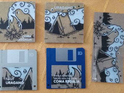 uragano / Coma Regalia - Limited Edition Grey/Blue Double Floppy Disk main photo