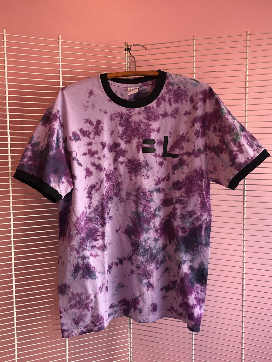 Black and purple sales tie dye shirt