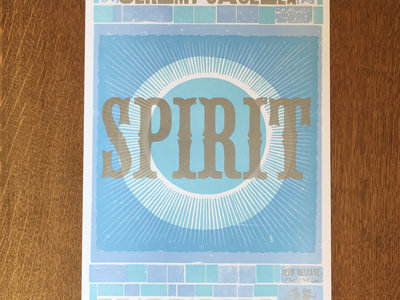Spirit // Hatch Show Print Letterpress Poster main photo