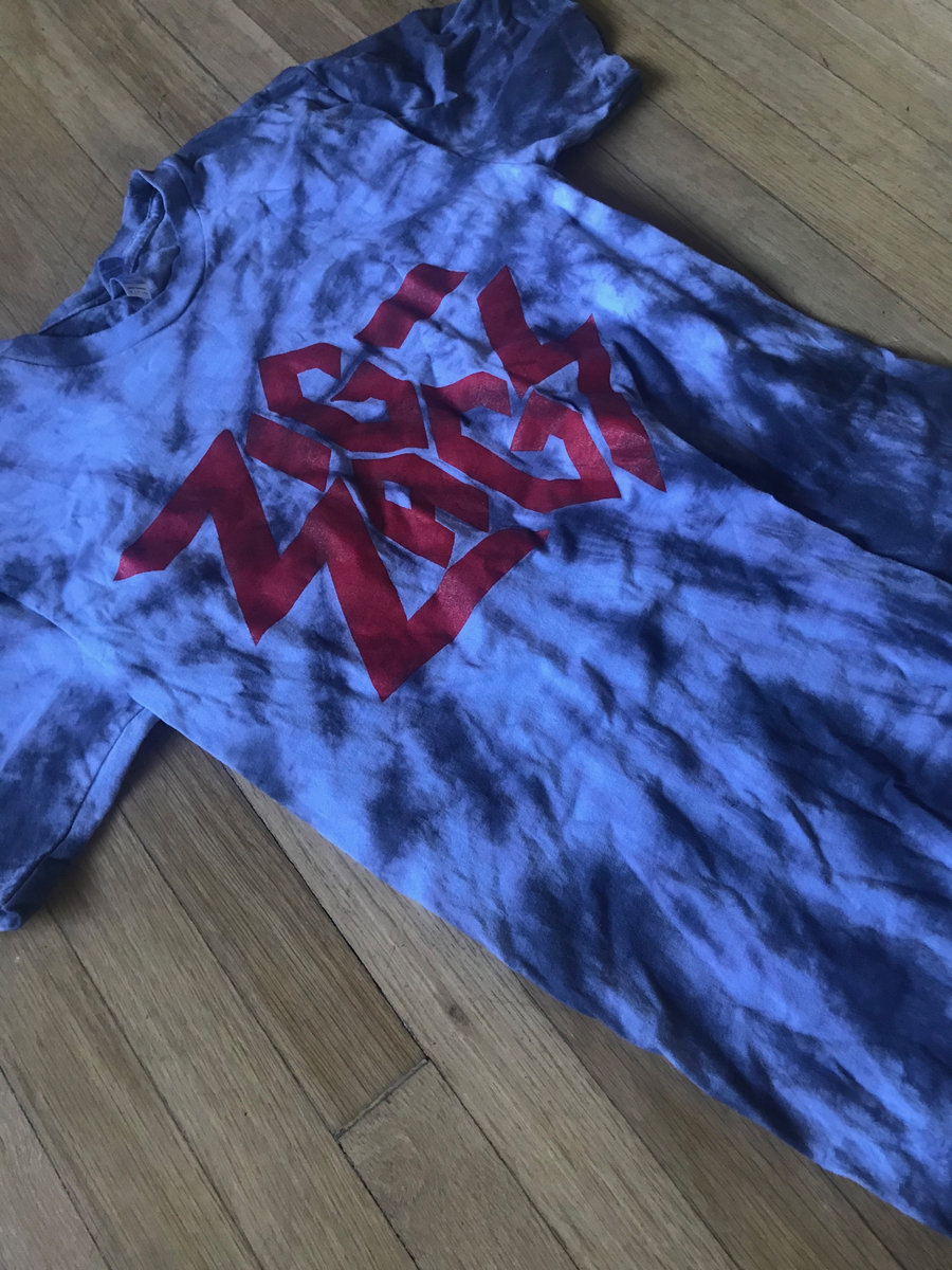 zig zag tie dye shirt