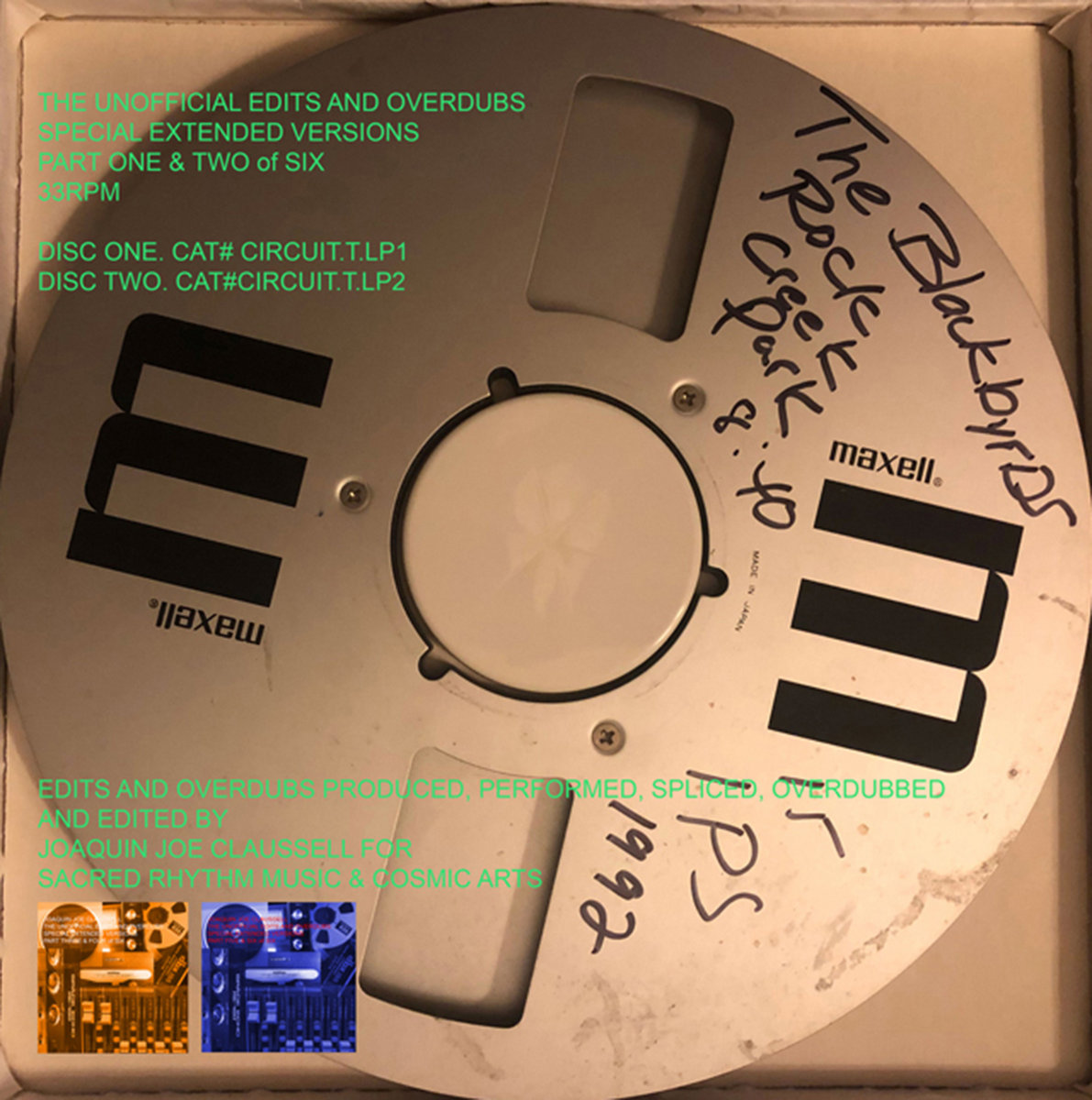 未開封MACHO Not Tonight オリジ12 Joe Claussell Joaquin Joe Claussell - The Unofficial Edits & Overdubs