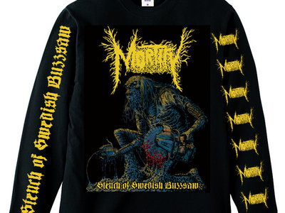 "Stench of Swedish Buzzsaw" Album design Black Long Sleeve T shirt main photo