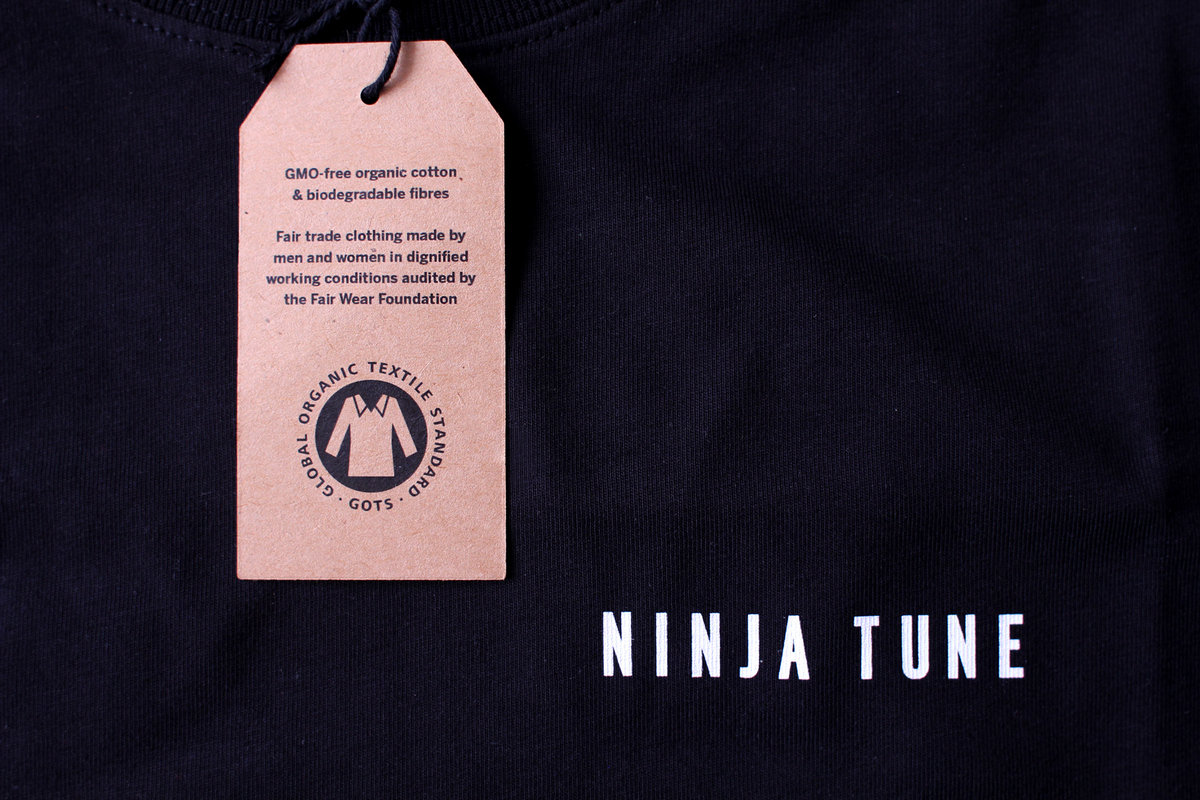 Ninja Tune - Woodcut Black T-Shirt [ZENTEE-WC-BLK] | Ninja Tune