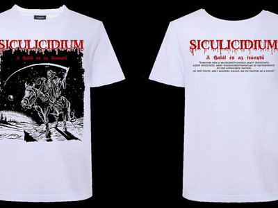 SICULICIDIUM – "A halál és az iránytű" T-shirt (white) 2019 main photo