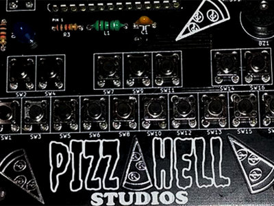 Pizza Hell Studios Mini-Keyboard Badge (Black) main photo