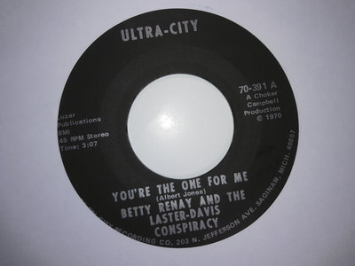 YOU'RE THE ONE FOR ME - BETTY RENAY - NM CHERRY! main photo