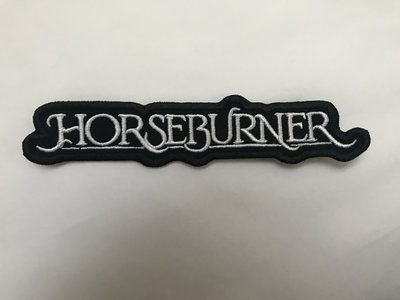 HORSEBURNER logo embroidered patch main photo