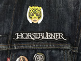 HORSEBURNER logo embroidered patch photo 