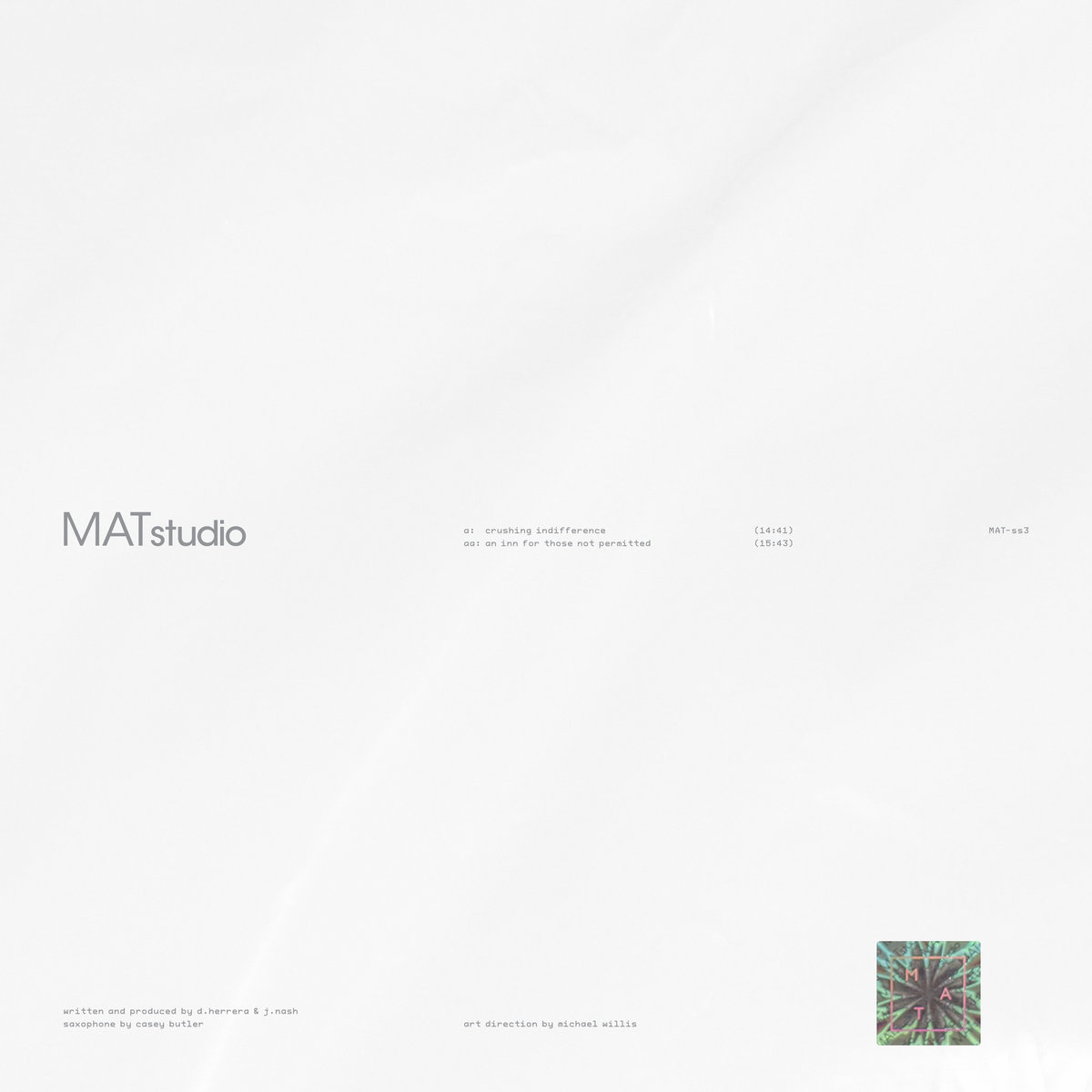 MATstudio 3 | MATstudio (Jonny Nash & Suzanne Kraft