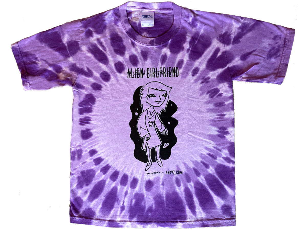Purple alien cheap shirt