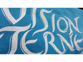 "Vision Eternel" Unisex Solid Aqua T-Shirt – Christophe Szpajdel Design photo 