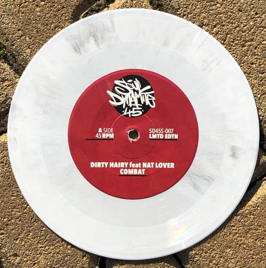 Dirty Hairy Feat Nat Lover / Combat (Marbled White Vinyl) Dirty Hairy Feat Nat Lover / Combat (Marbled White Vinyl)