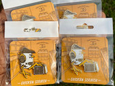 Chicken Scratch Enamel Pin photo 