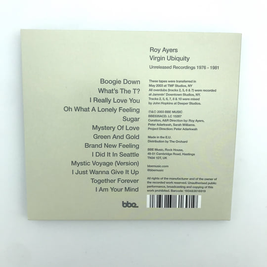 Virgin Ubiquity: Unreleased Recordings | Roy Ayers
