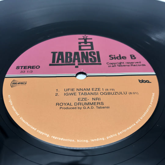 英LP Eze-Nri  Drummers Eze-Nri  Drummers Vol 1 BBE506ALP BBE /00260 Eze-Nri Royal Drummers – Vol. 1 | Eze-Nri Royal Drummers | BBE