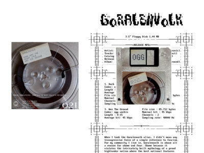 3.5" Floppy Disk 1,44 MB - Goralenvolk - dark was the night, cold was the ground main photo