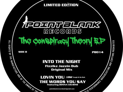 Limited Edition 12"  Vinyl - The Martian Project - Conspiracy Theory EP main photo