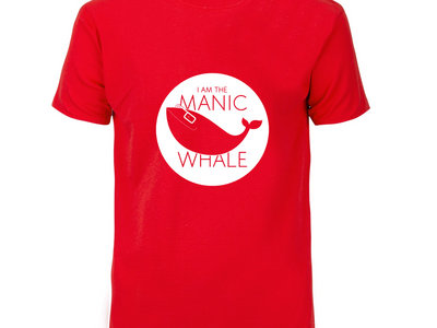 Round logo Manic Whale tee shirt main photo