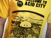 Acid Slice "Welcome to Acid City" the tee shirt in sunshine yellow photo 