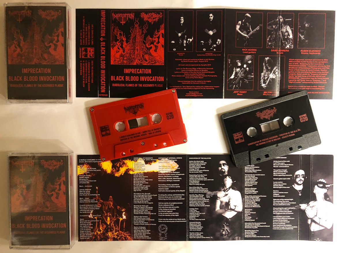 Diabolical Flames of the Ascended Plague | Imprecation/ Black