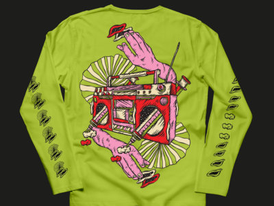 Radio Therapy - Long Sleeve T-shirt (Neon Green Limited Edition) main photo