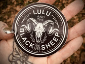 Sheep Skull Circle Design Sticker photo 