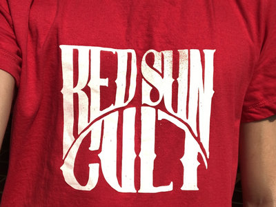 Handmade worn-out Traditional Logo Light Red Shirt main photo