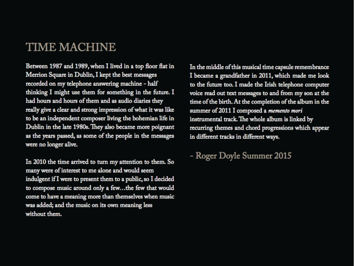 Time Machine | Roger Doyle