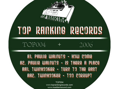 Top Ranking Records #4 - TOP004 - 12" Vinyl - Mint Condition (Unplayed) main photo