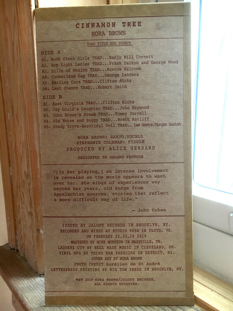 Cinnamon Tree Nora Brown