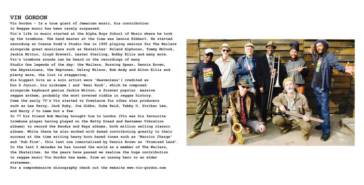 英LP Vin Gordon &amp;amp; The Real Rock Band Heavenless RGRLP003 Roots Garden 未開封 /00260 Vin Gordon - Heavenless (LP)