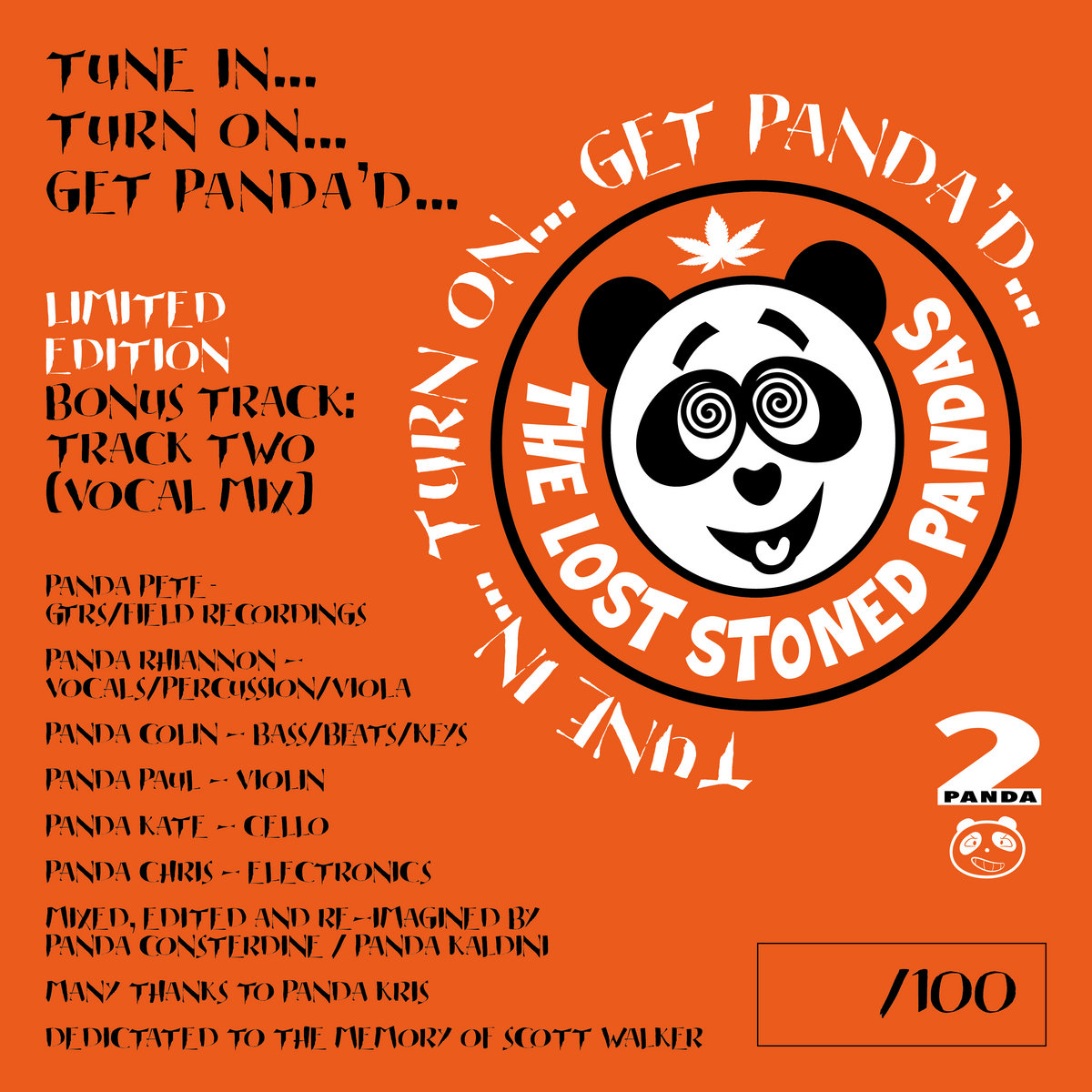 THE LOST STONED PANDAS - PANDA 2 TUNE IN TURN ON GET PANDA'D