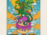 Underground Arts Philly 18x24 Three-Headed Lizard Print Feb 8, 2020 photo 