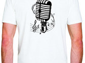 Brenton Wood - Microphone t-shirt (white) 2-sided photo 