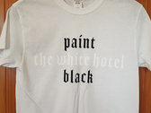 Paint The White Hotel Black T-Shirt photo 
