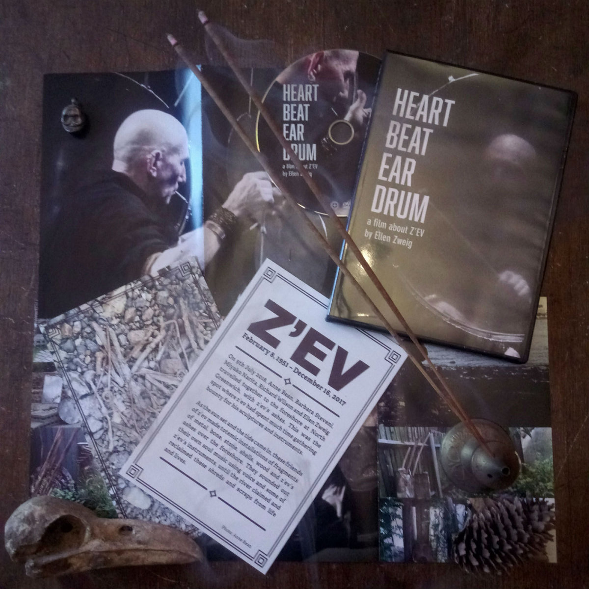 Z'EV 'Heart Beat Ear Drum' DVD (CSR262DVD) Cold Spring