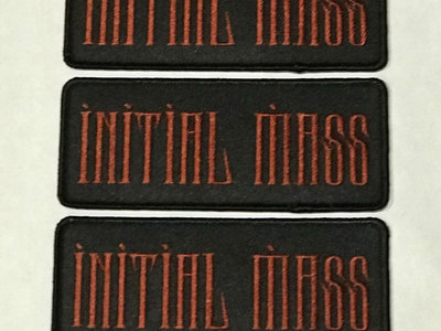 Initial Mass "Logo" Patch - 2x5" - Iron On/Sew On main photo