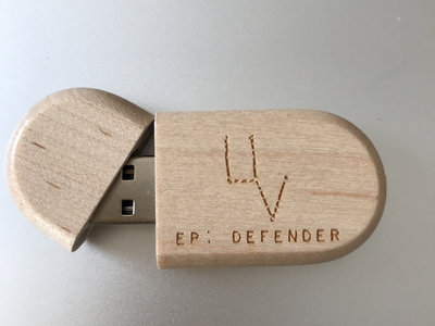 Wooden Engraved USB- "Defender" EP & "HÖLY STRANGER" EP main photo