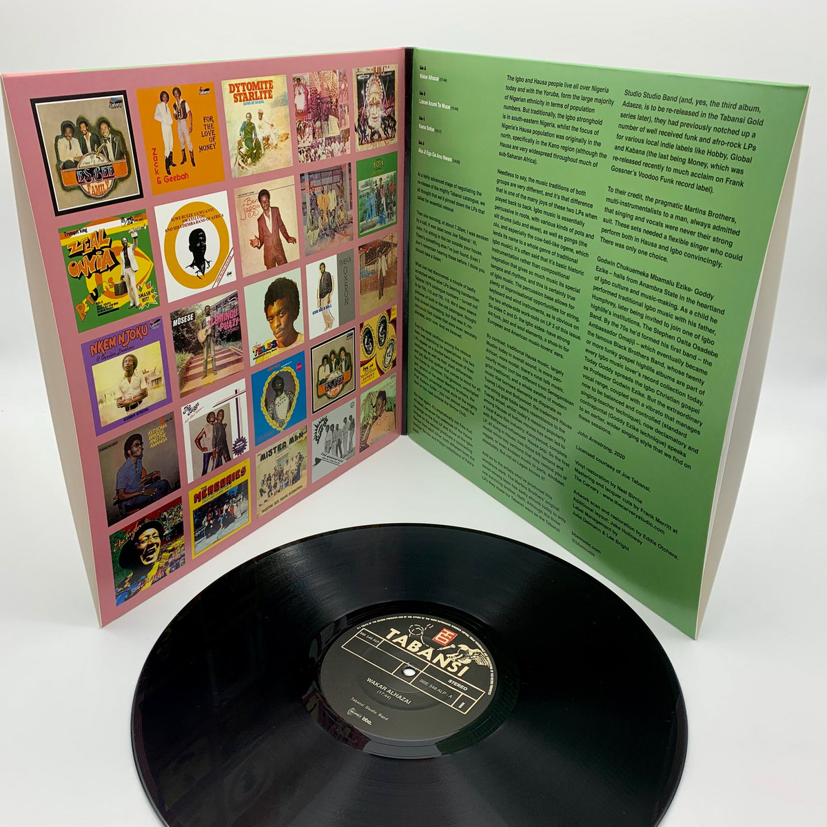 英2LP Tabansi Studio Band Wakar Alhazai Kano / Musen Sofoa BBE548ALP BBE /00660 Wakar Alhazai Kano / Mus'en Sofoa | Tabansi Studio Band | BBE