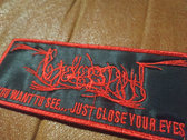 Red logo patch photo 
