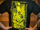 CUT OUT T-Shirt - Yellow on Black photo 