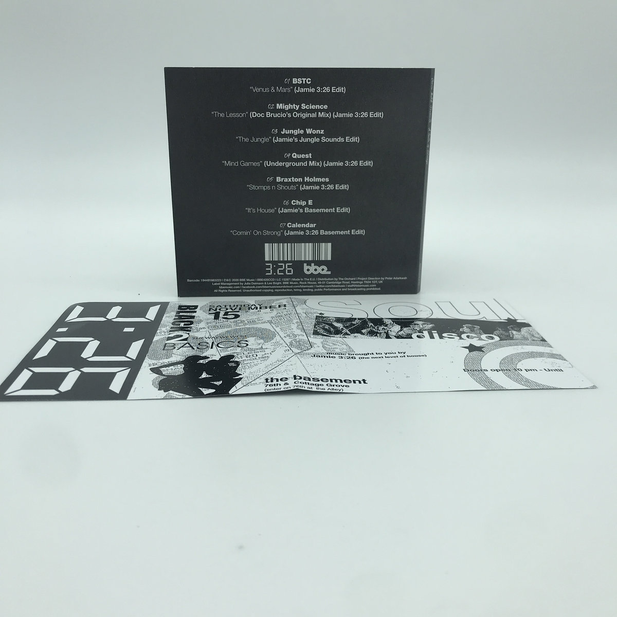 英2LP Jamie 3:26 A Taste Of Chicago BBE425CLP BBE /00520 Jamie 3:26 presents A Taste of Chicago | Jamie 3:26