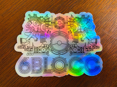 6Blocc Holographic Sticker main photo