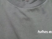 Feathers and Greed T-Shirt (Dark Grey) photo 
