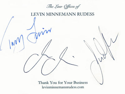 From the Law Offices of Levin Minnemann Rudess - Autographed Notecard and Digital Download main photo