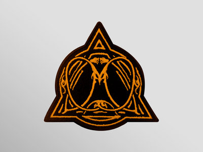 CRIMSON MOONLIGHT:  Embroidered Copper Symbol Patch main photo