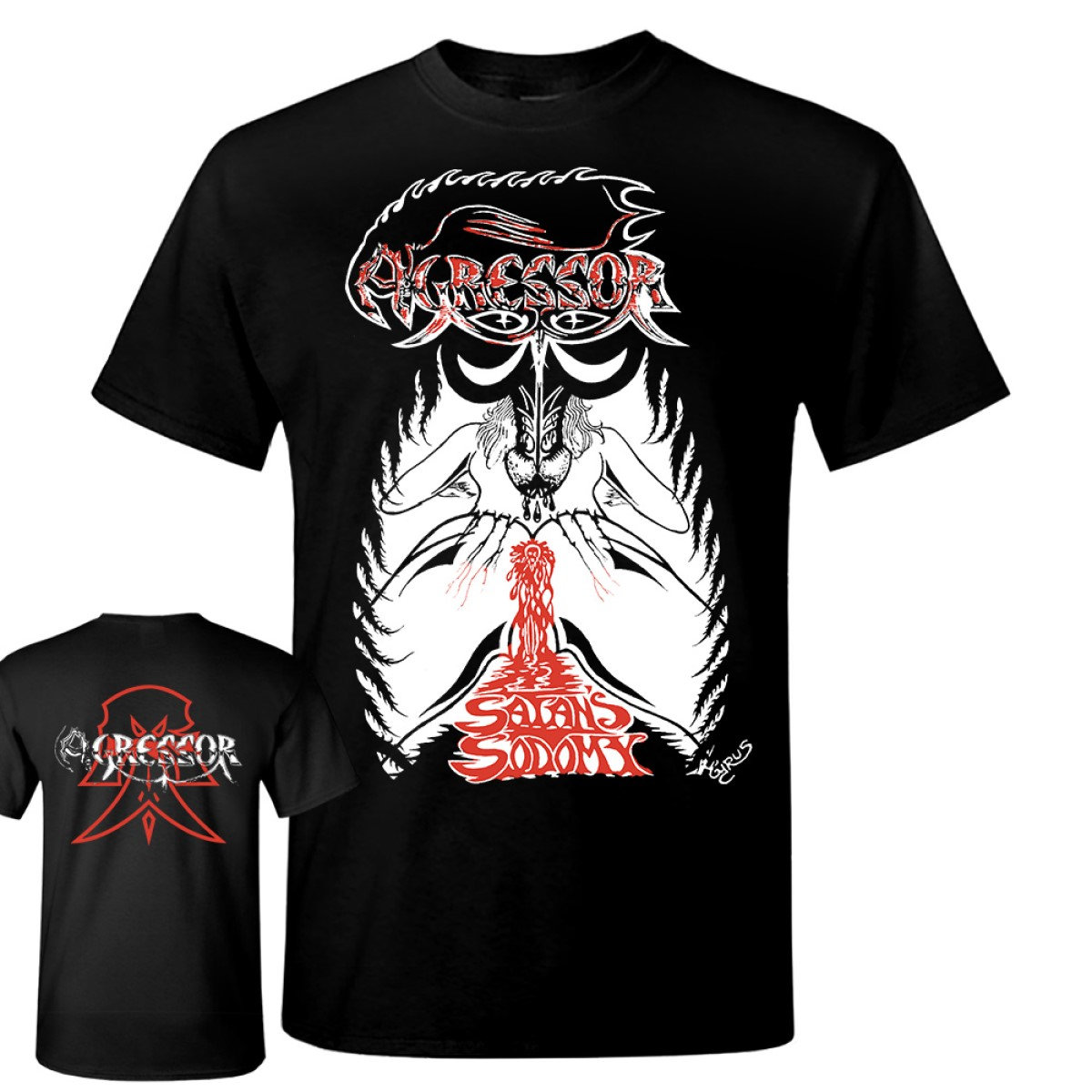 Satan's Sodomy T-Shirt (MADE TO ORDER) | Agressor
